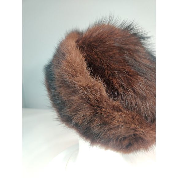 Vintage Elegant International Mink Fur Hat from Canada 21.5\